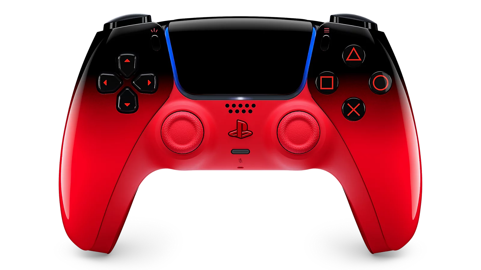 Controle DualSense PS5 na cor vermelha Techno Red
