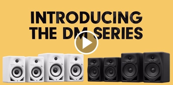 Caixa de Som Pioneer DJ Monitor, 25W RMS | KaBuM!