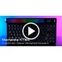 Teclado Mecânico Sem Fio Gamer Machenike KT84 Pro, Gasket, RGB, Switch Gateron Yellow, Preto - JJ02G2012
